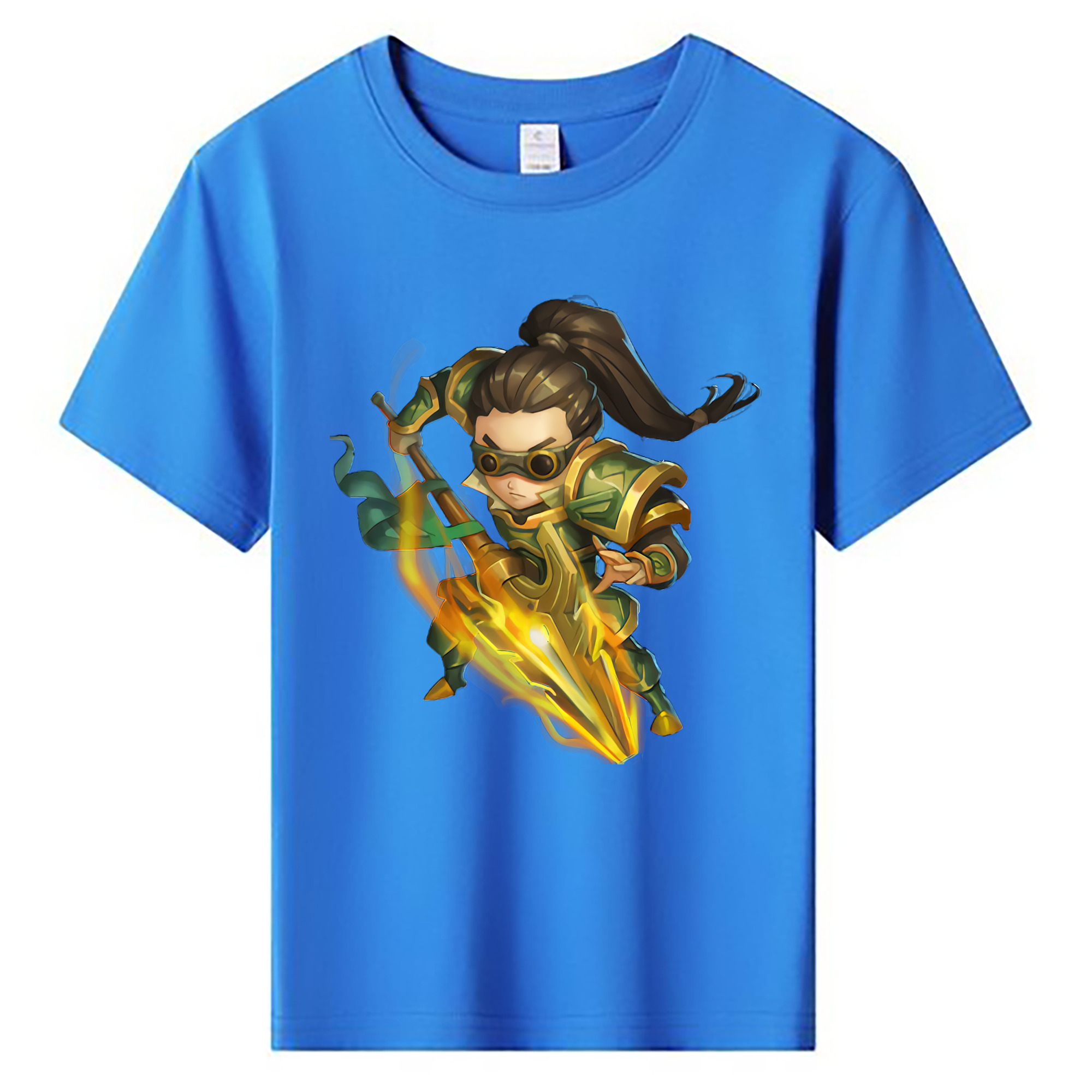 （画像用） リーグ・オブ・レジェンド League of Legends LOL 綿100％キッズTシャツ（フロントプリント）